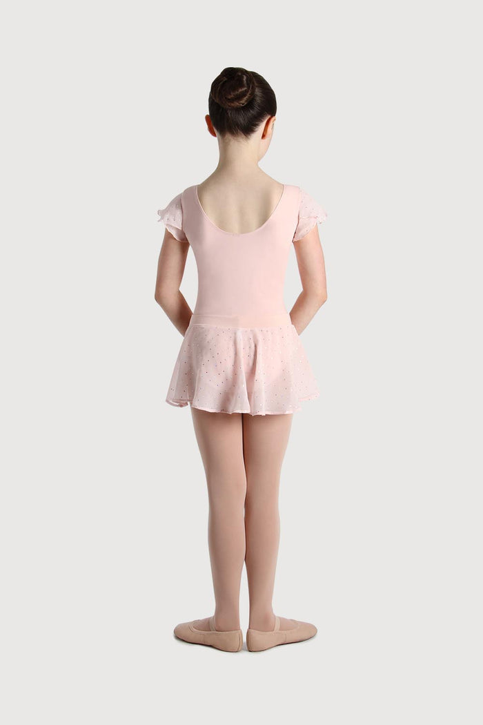 A55161G - Bloch Olesia Sequin Spotted Girls Skirt