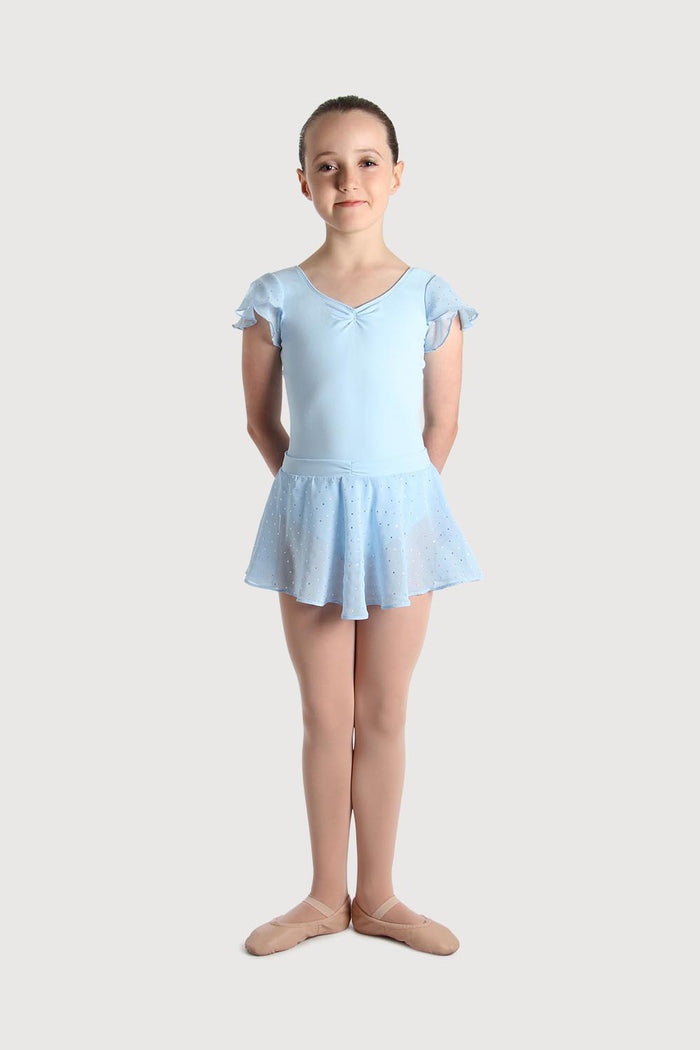 A55161G - Bloch Olesia Sequin Spotted Girls Skirt