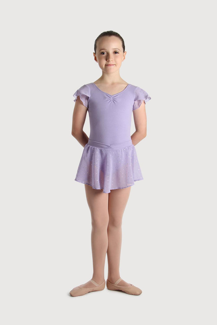 A55161G - Bloch Olesia Sequin Spotted Girls Skirt