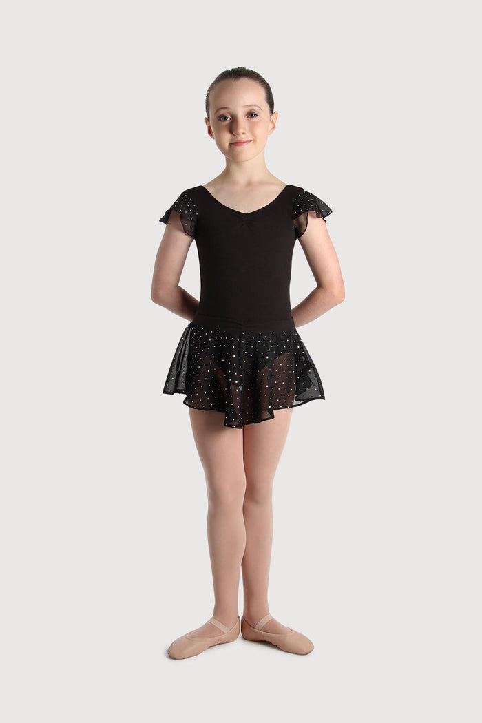 A55161G - Bloch Olesia Sequin Spotted Girls Skirt