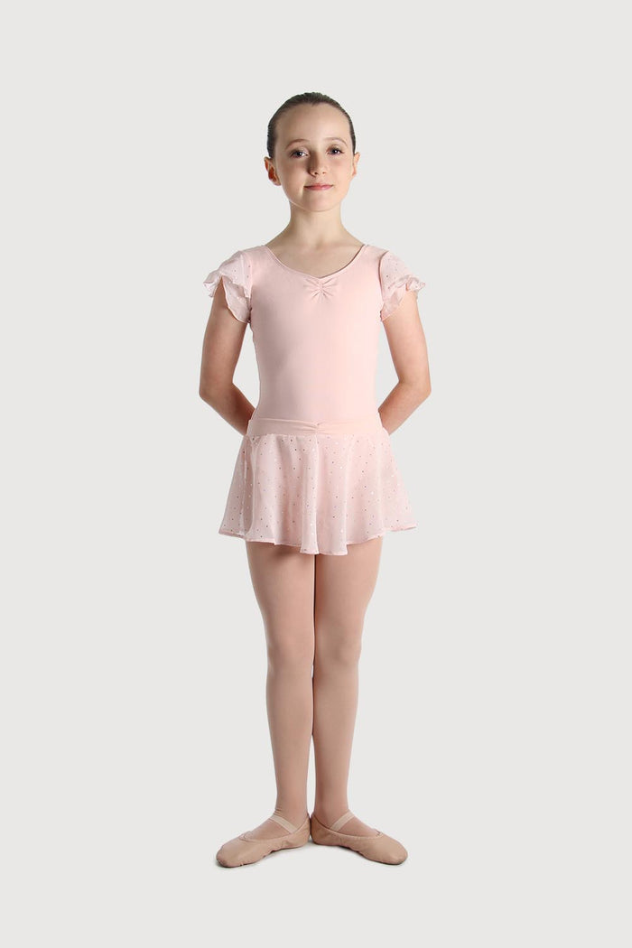 A55161G - Bloch Olesia Sequin Spotted Girls Skirt