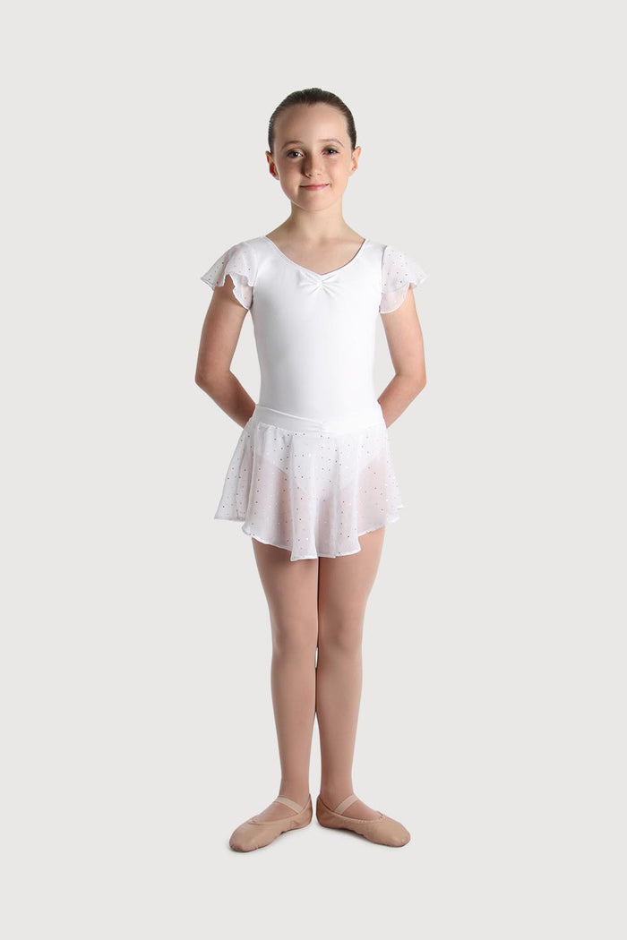 A55161G - Bloch Olesia Sequin Spotted Girls Skirt