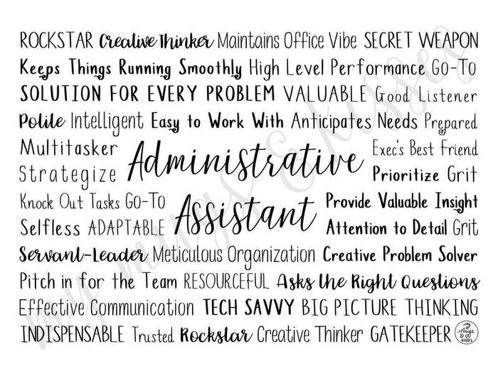 Administrative Assistant Tumbler