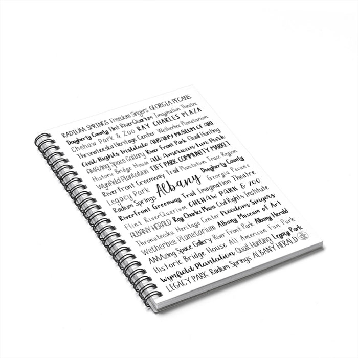 Albany, GA Spiral Notebook