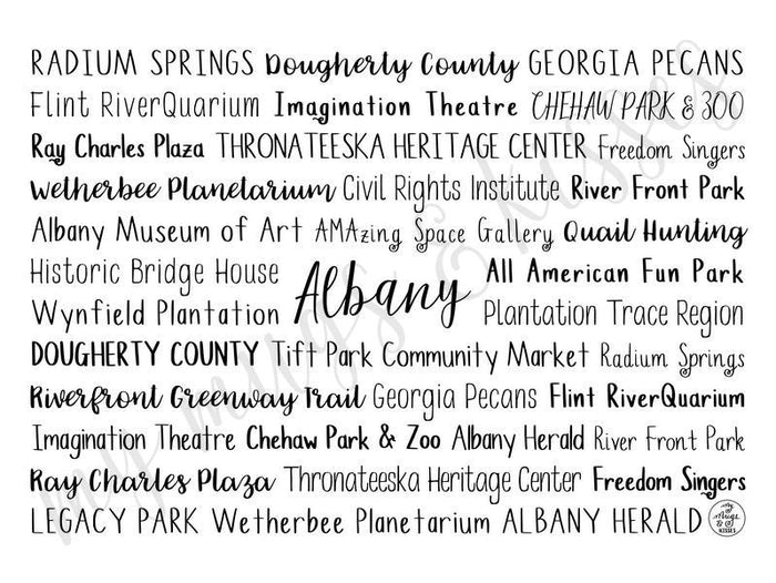 Albany, GA Tumbler