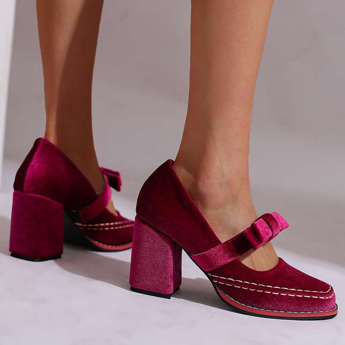 Alessia Velvet Loafers