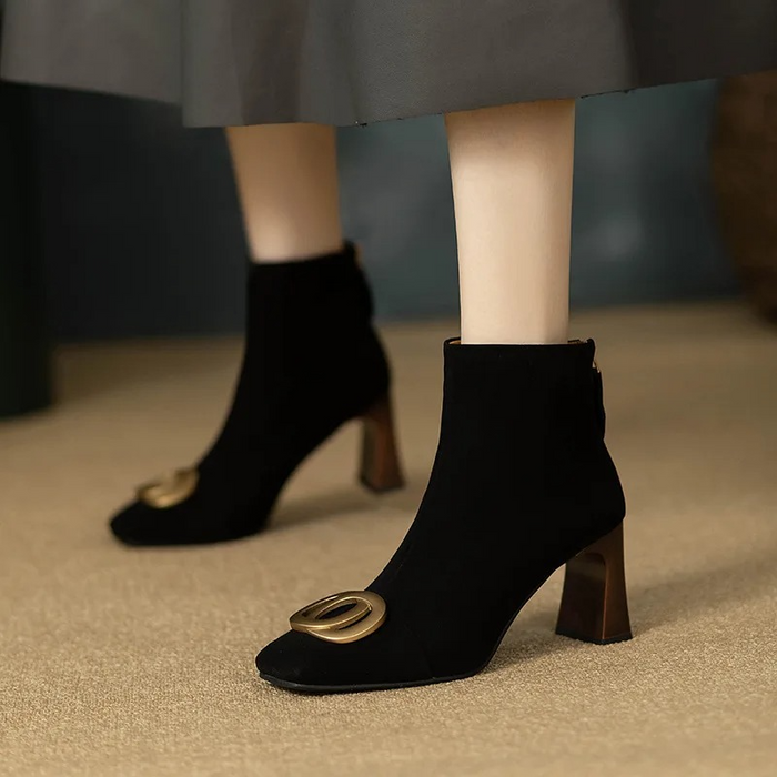 Ali - Velvet Boots