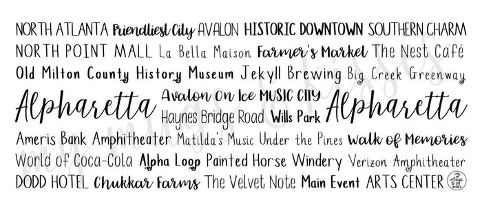Alpharetta, GA Mug