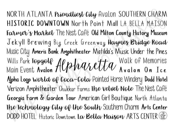 Alpharetta, GA Tumbler