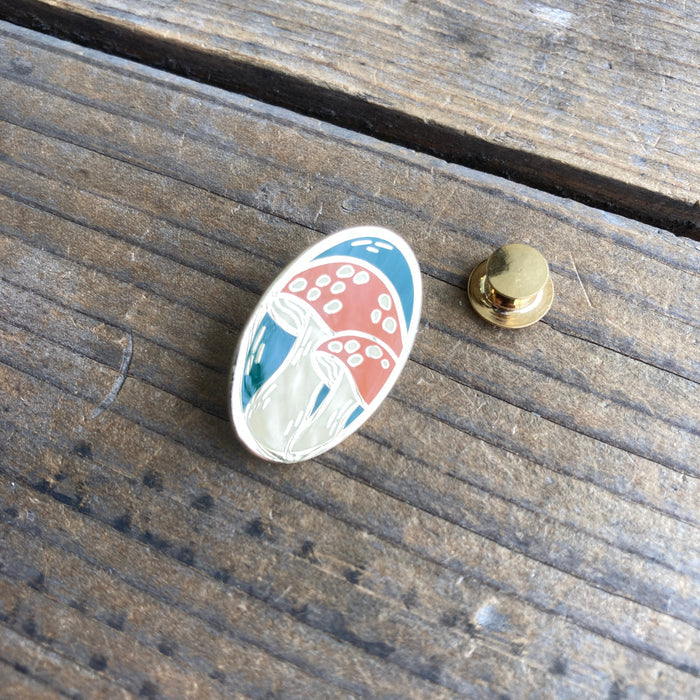 Amanita Mushroom Enamel Pin