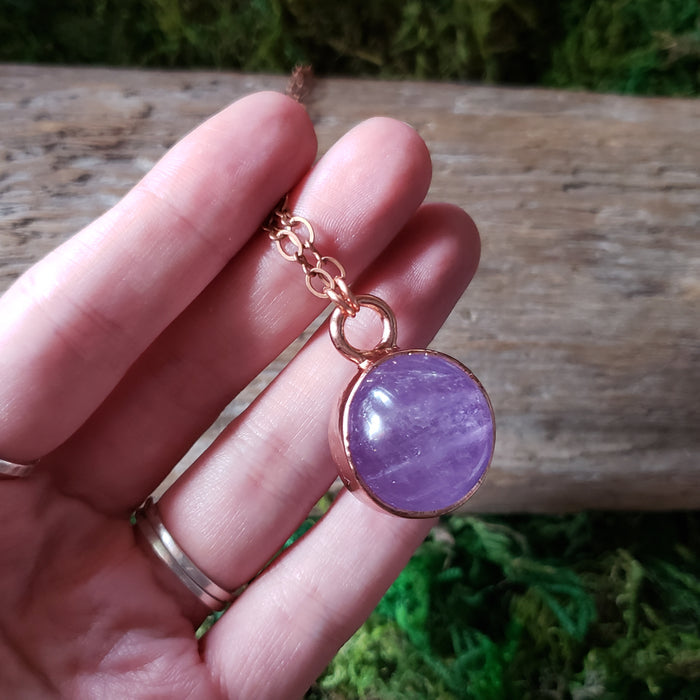 Amethyst Sphere Pendant