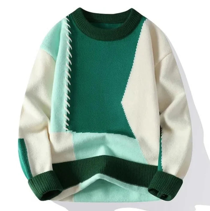 Amor | Sweater with Patchwork Brit & Boho | Fashion & Boutique