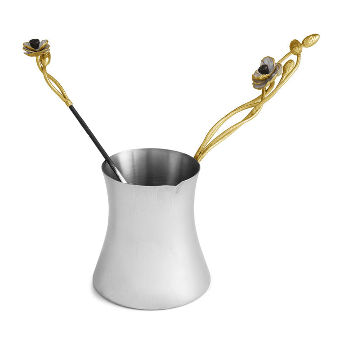 Michael Aram Anemone Coffee Pot w/ Spoon