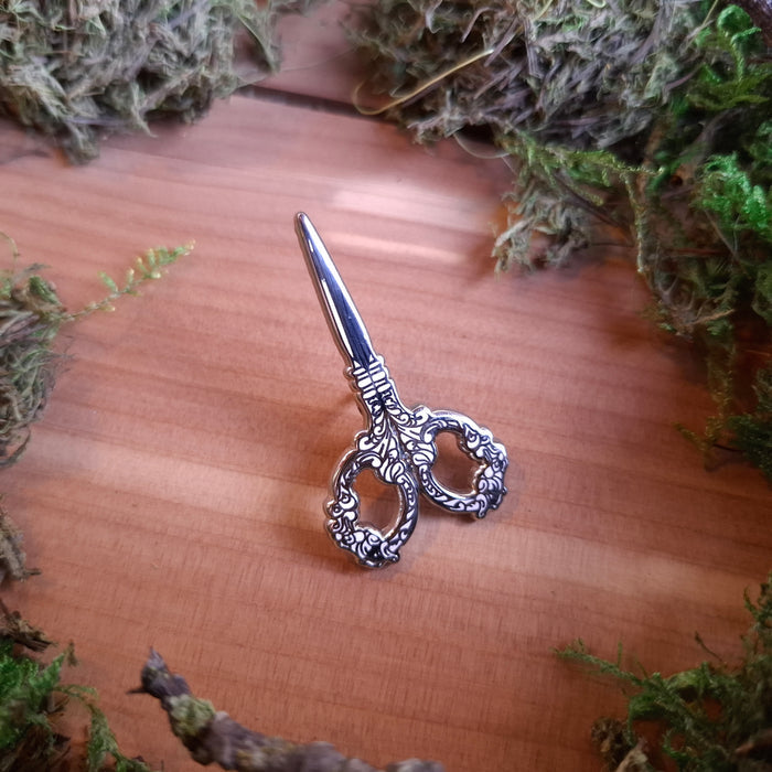 Angelic Scissors Enamel Pin