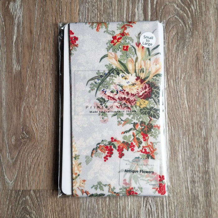 "Antique Flowers" Printed Art Tights