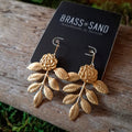 Antique Roses Dangle Earrings
