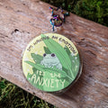 Anxiety Frog Keychain