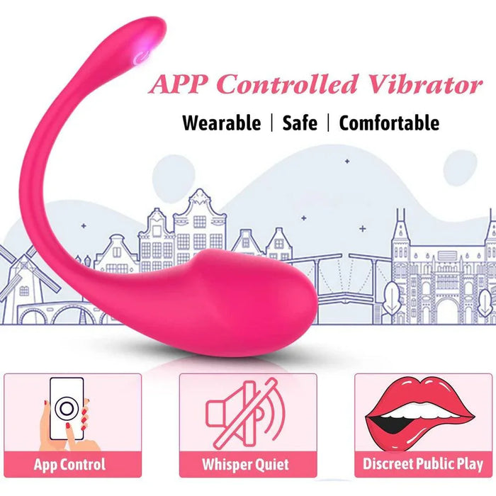 🔥🔥🔥App Long Distance Remote Ball Vibrator Sex Toys for Women - xinghaoya official store