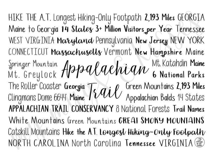 Appalachian Trail Tumbler