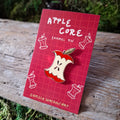 Apple Core Enamel Pin