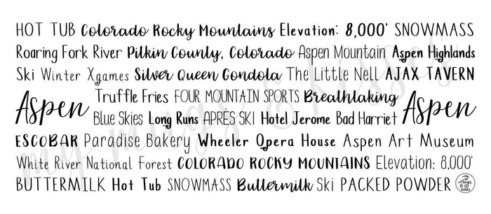Aspen, CO Mug