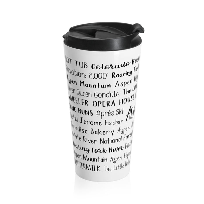 Aspen, CO Travel Mug