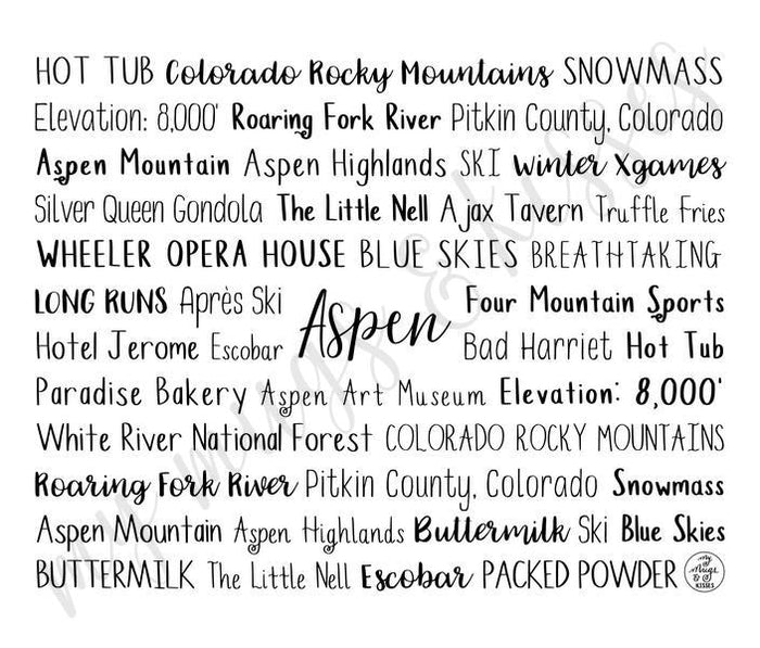 Aspen, CO Travel Mug