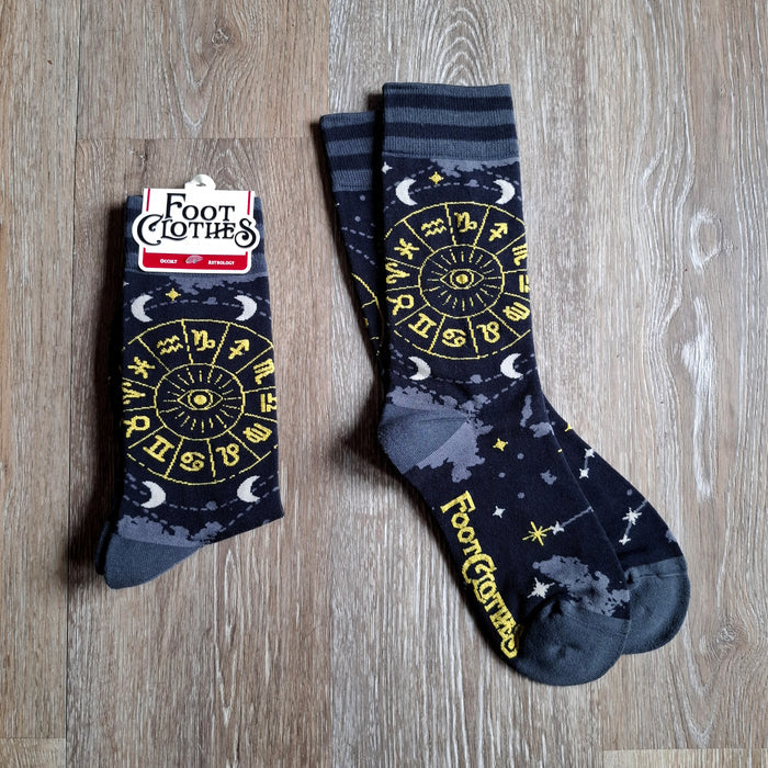 Astrology Sparkly Crew Socks