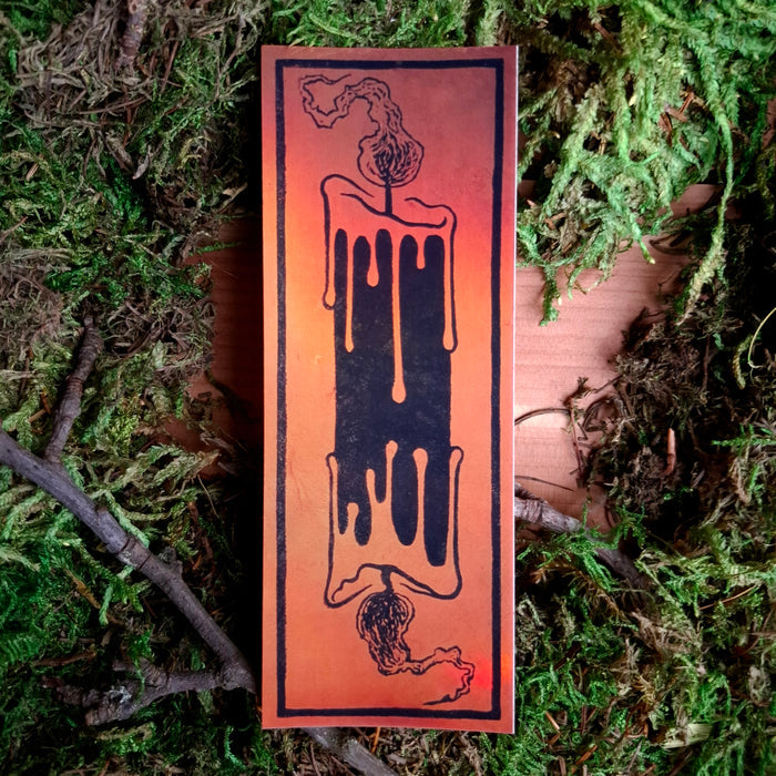 "At Both Ends" Candle Holographic Vinyl Sticker