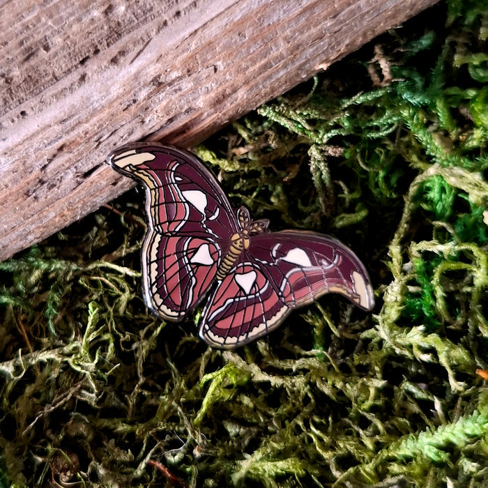 Atlas Moth Enamel Pin