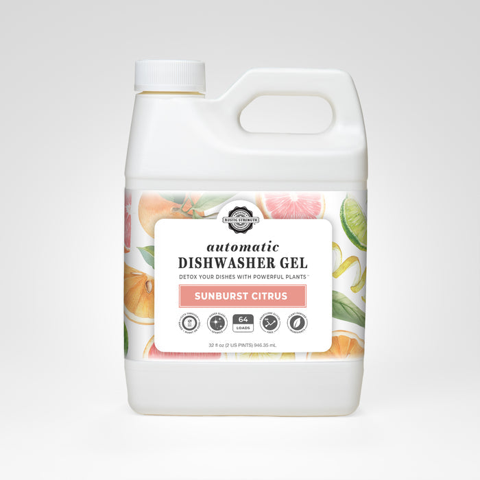 Rustic Strength, Automatic Dishwasher Gel,32 oz Plastic,Sunburst Citrus
