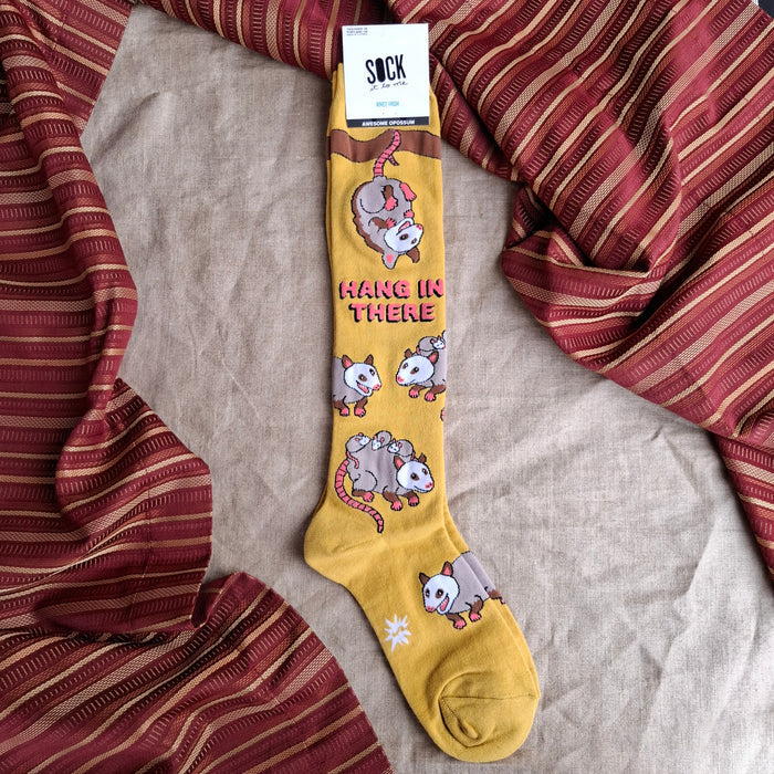Awesome Opossum Knee-High Socks