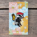 Badger Faerie Enamel Pin