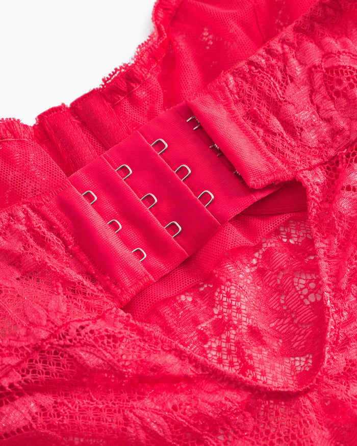 Pink Teddy - Never Say Never Balconette Bodysuit