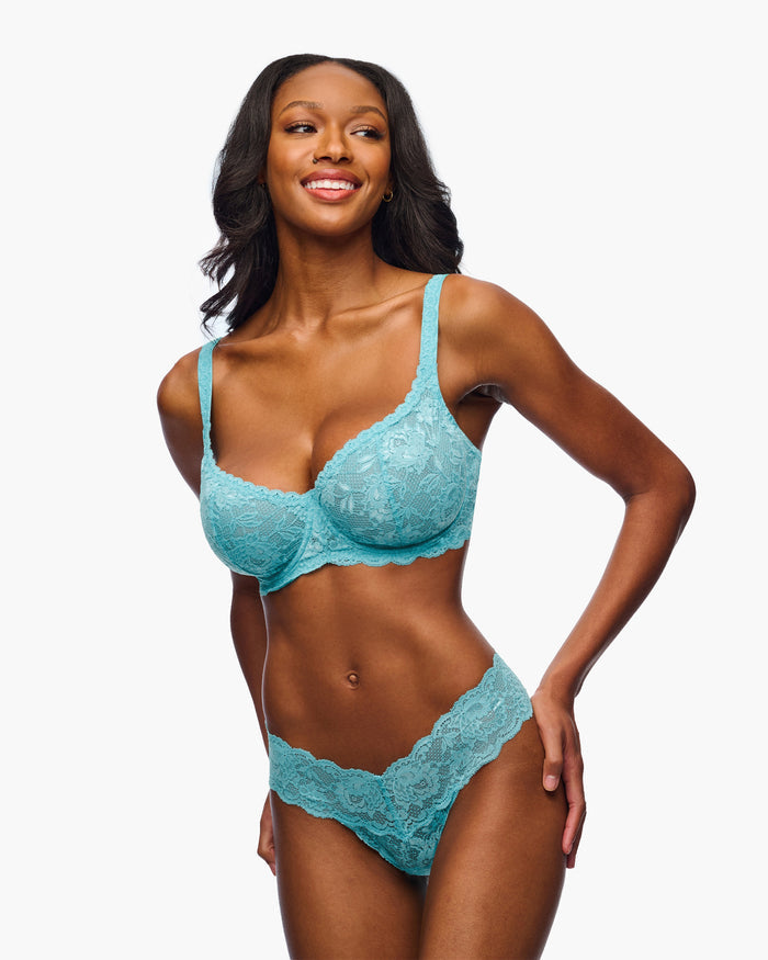 Blue Bra - Never Say Never Balconette Bra