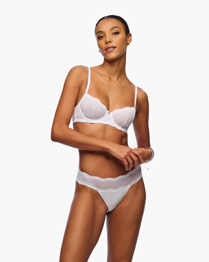 White Bra - Dolce Balconette Bra