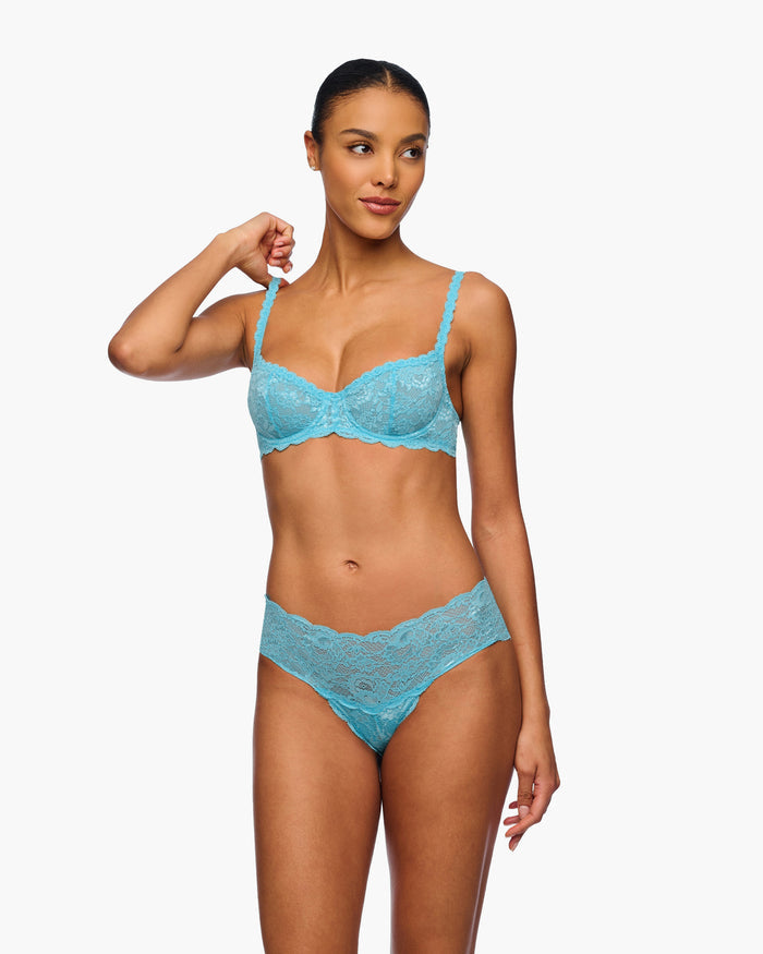 Blue Bra - Never Say Never Balconette Bra