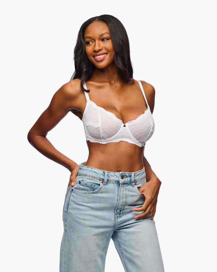 White Bra - Dolce Balconette Bra