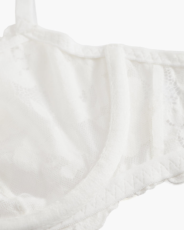 White Bra - Romanza Balconette Bra