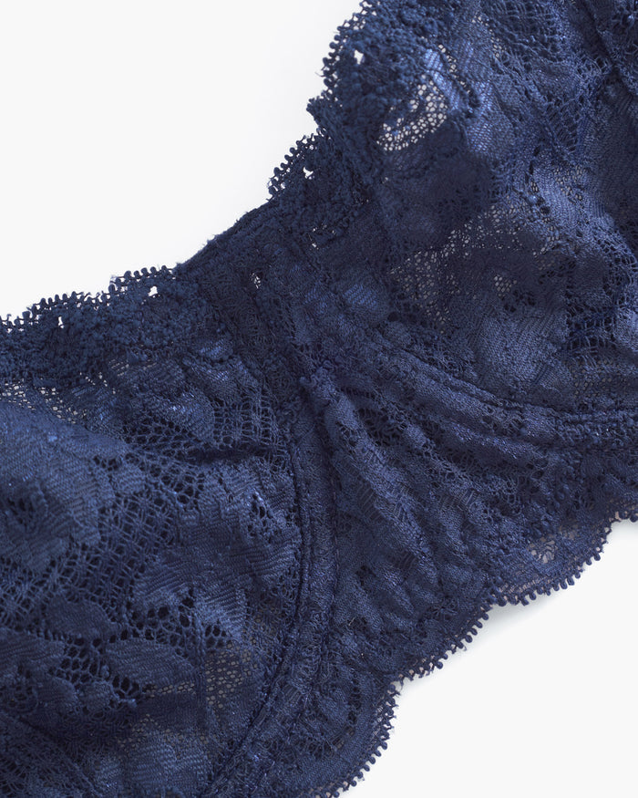 Blue Bra - Never Say Never Balconette Bra