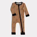 Bamboo Footless Sleeper- Black Lightning