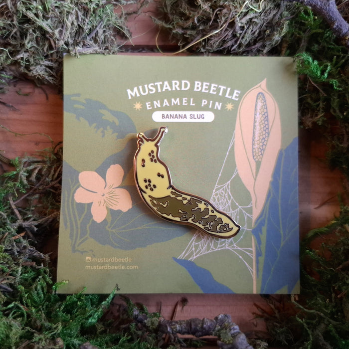 Banana Slug Enamel Pin
