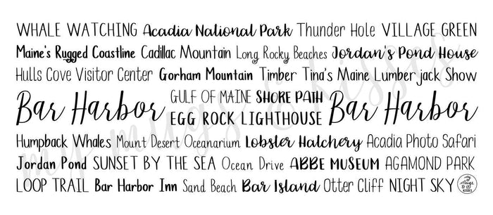 Bar Harbor, ME Mug