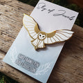 Barn Owl Enamel Pin
