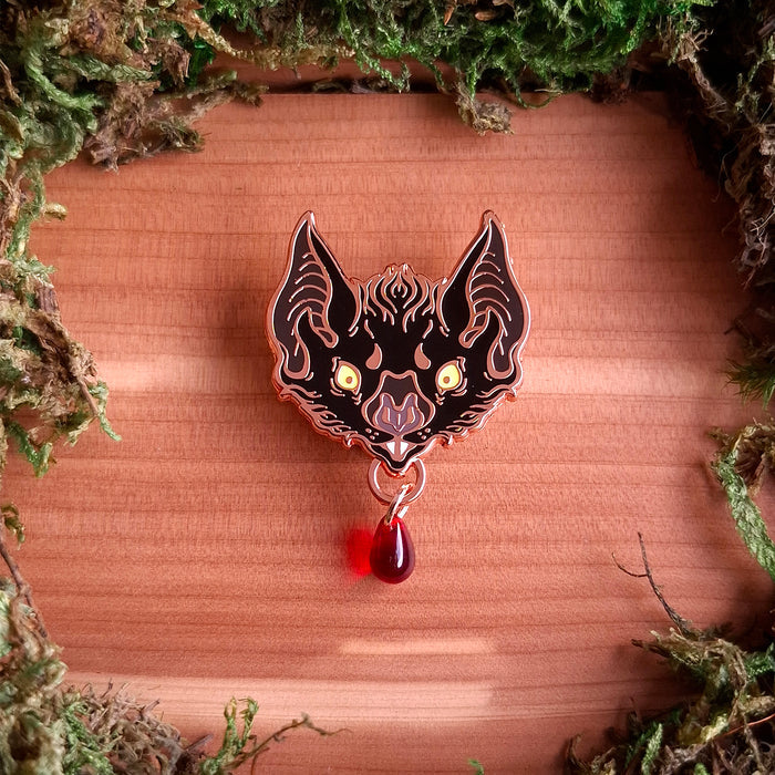 Bat Enamel Pin