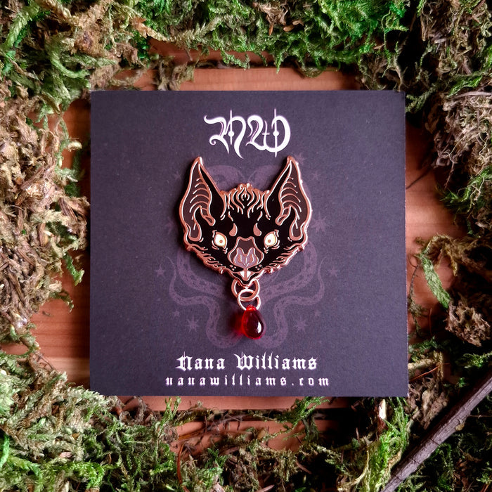 Bat Enamel Pin