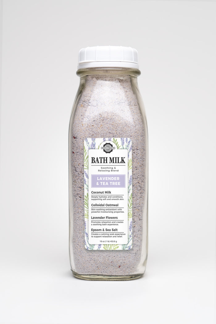 Bath Milk | Lavender & Tea Tree - Rustic Strength