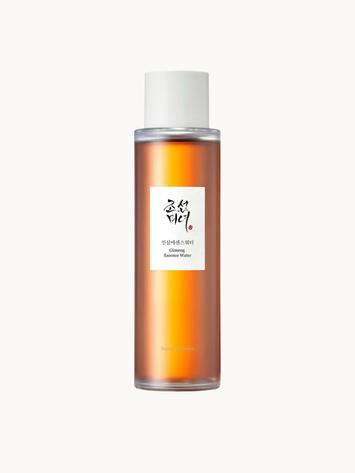Beauty of Joseon Ginseng Essence Water Toner in a 150ml bottle, showing the clear liquid and minimalist packaging.