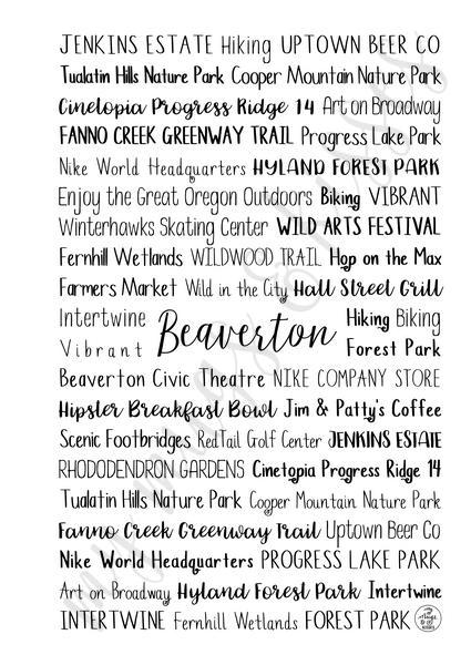 Beaverton, OR Spiral Notebook