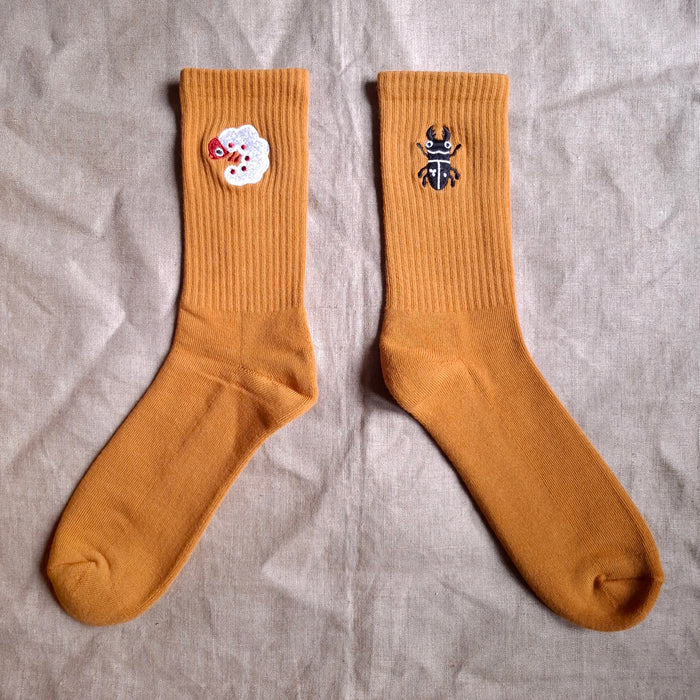 Beetle & Grub Socks